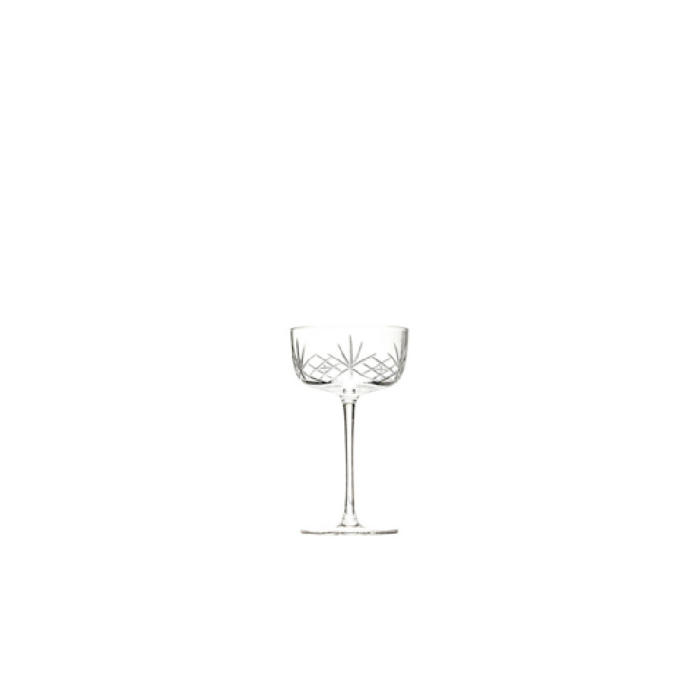 Hospitality Brands HG25830-012 Legend Glassware Medley Coupe Glass 8 Oz. Lead-free Ultra Clear Crystal