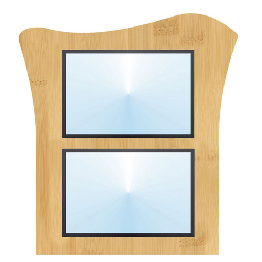 Hubert 79443 - Menu Board, 2-pocket, Wall-mount