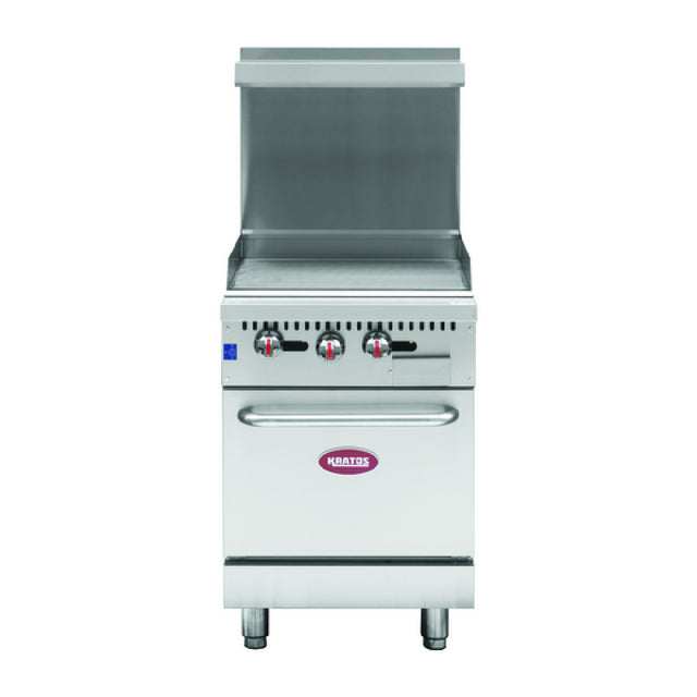 Hubert 196256 - Kratos 24" Range, LP Gas, 24" Griddle