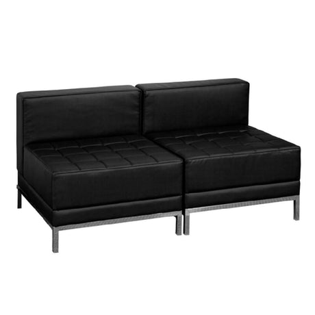 Flash Furniture ZB-IMAG-MIDCH-2-GG Hercules Imagination Series Lounge Set 56"W X 28-3/4"D X 27-1/4"H Overall Dimensions