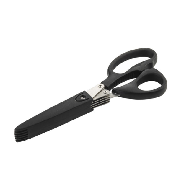 Tablecraft 12032 PerfectGrip Herb Scissors 8.25"x3.25"x.75" Black Handle