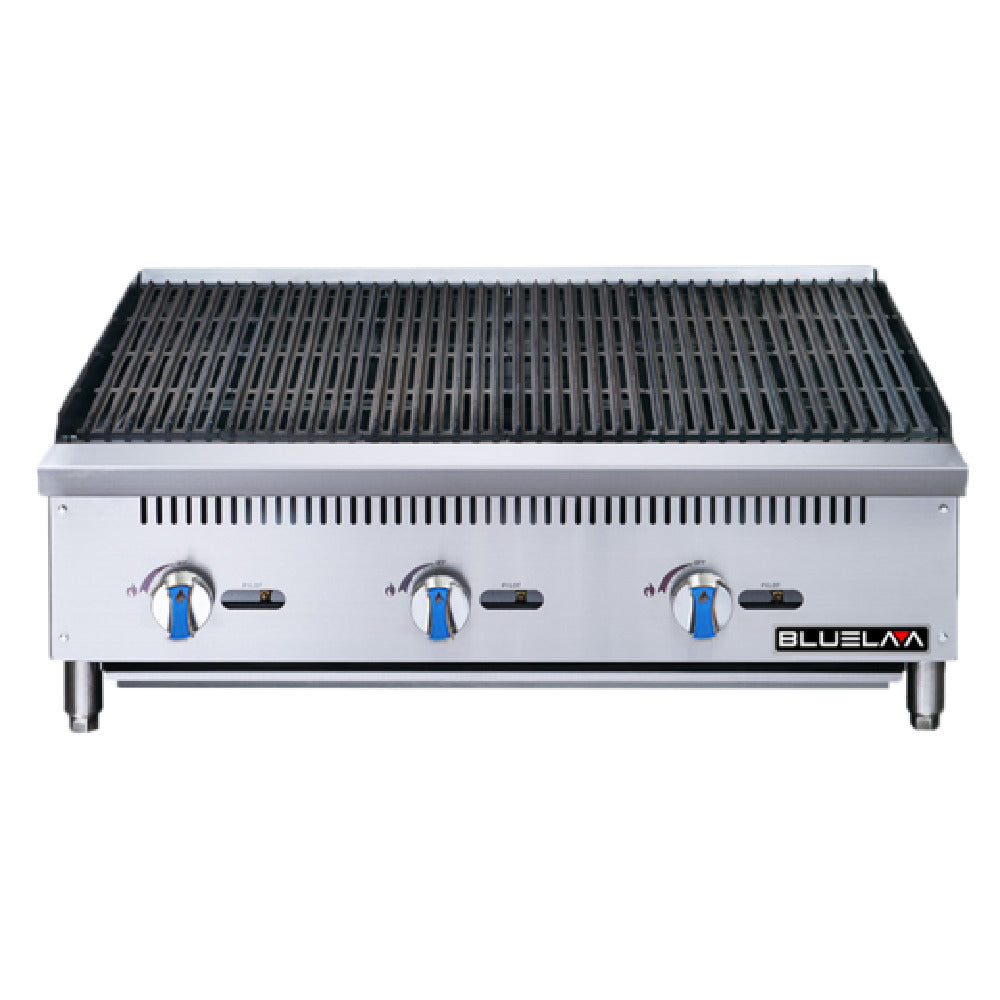 Blue Air BLCB36 Charbroiler Countertop Stainless Steel Design