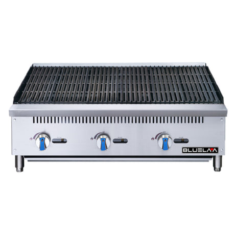 Blue Air BLCB36 Charbroiler Countertop Stainless Steel Design