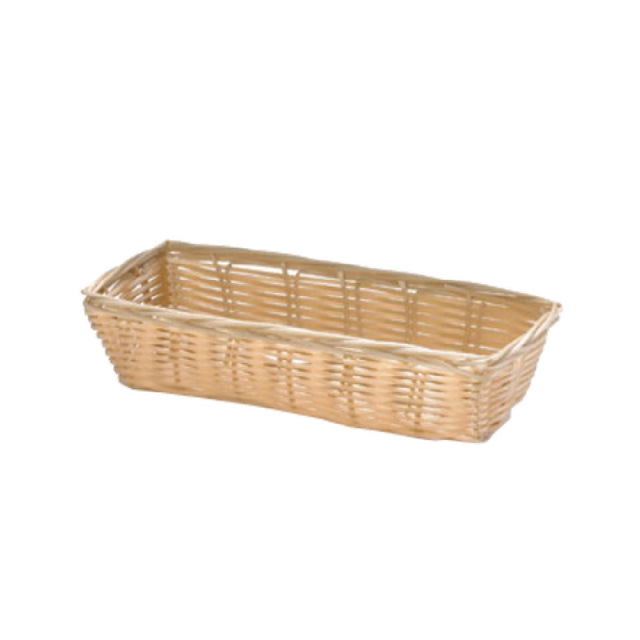 Tablecraft 1116W Basket 9" X 3-1/2" X 2" Rectangular