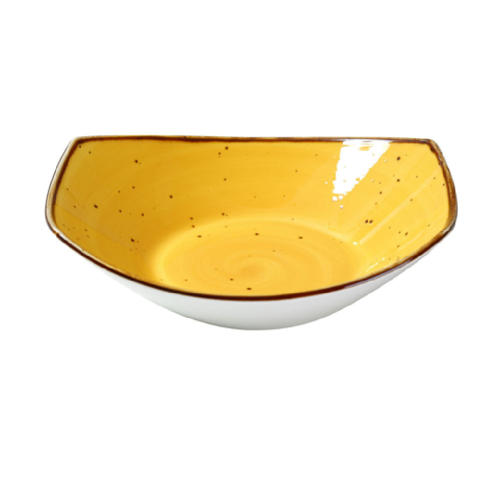 Yanco LY-309YL Lyon Pasta/Salad Plate 20 Oz. 9"L X 7-7/8"W X 2-3/8"H