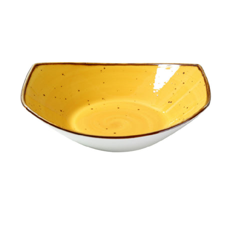 Yanco LY-309YL Lyon Pasta/Salad Plate 20 Oz. 9"L X 7-7/8"W X 2-3/8"H