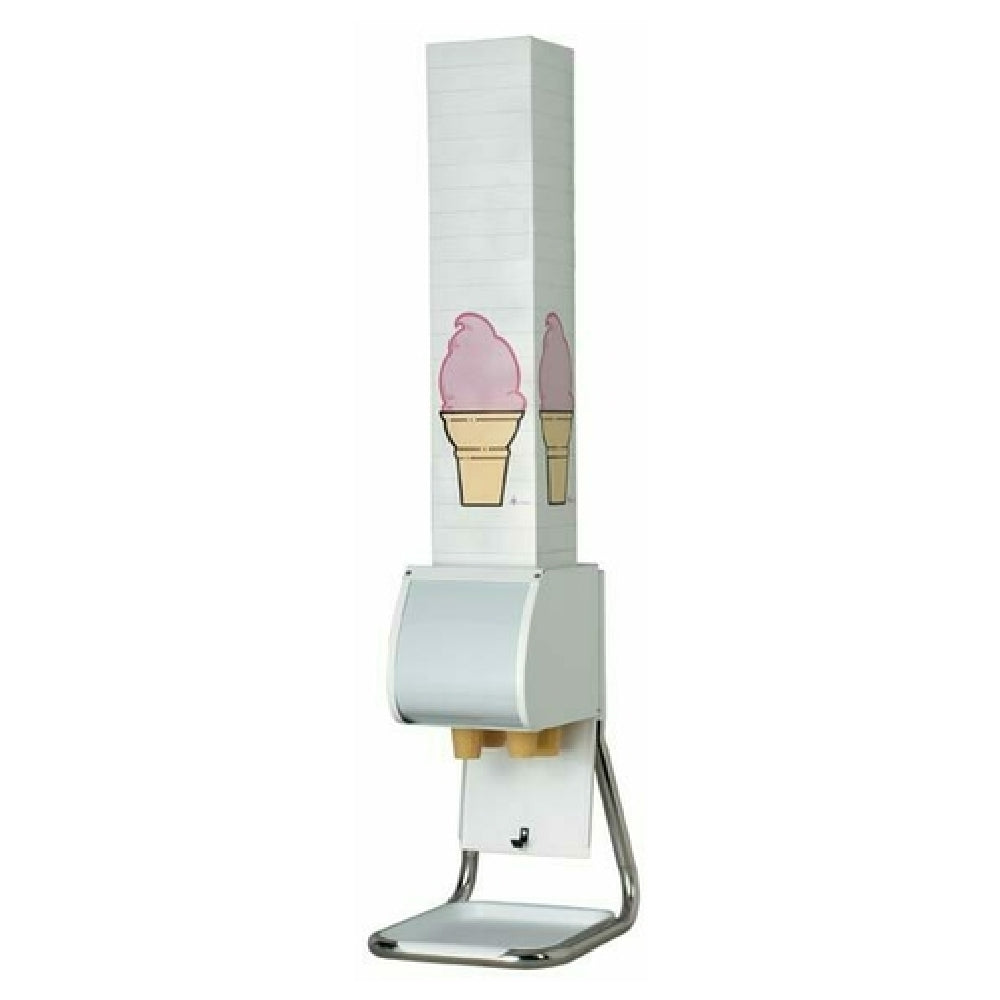 Dispense Rite BCDS-BFL Ice Cream Cone Dispenser Stand For Boxed Cones 6" Max. Box