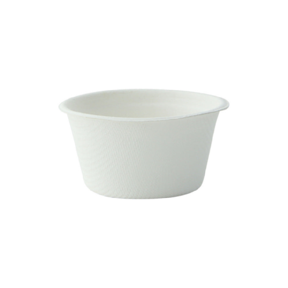 PacknWood 210GPU7F - Sugarcane Souffle / Portion Cup (No Added PFAs), 2oz, 2.1" D