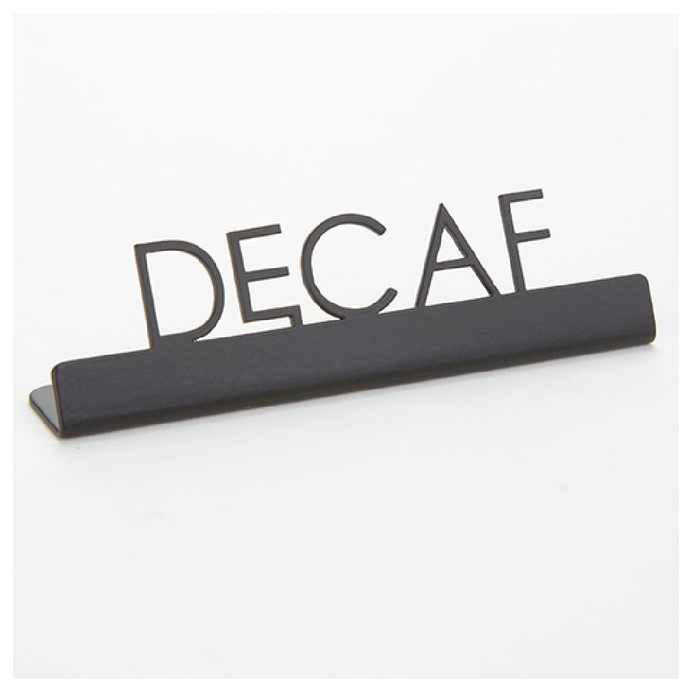 American Metalcraft SBD5 Sign "decaf" 5"L X 3/4"W X 1-1/2"H