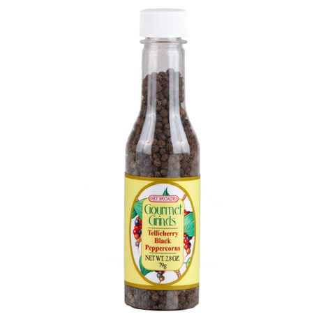 Chef Specialties 00502 (005022) Gourmet Grinds™ Tellicherry Black Peppercorns