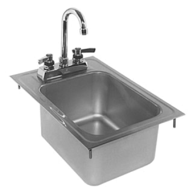 Glastender DI-HS12 Hand Sink Drop-in 12"W X 17"D O.A.