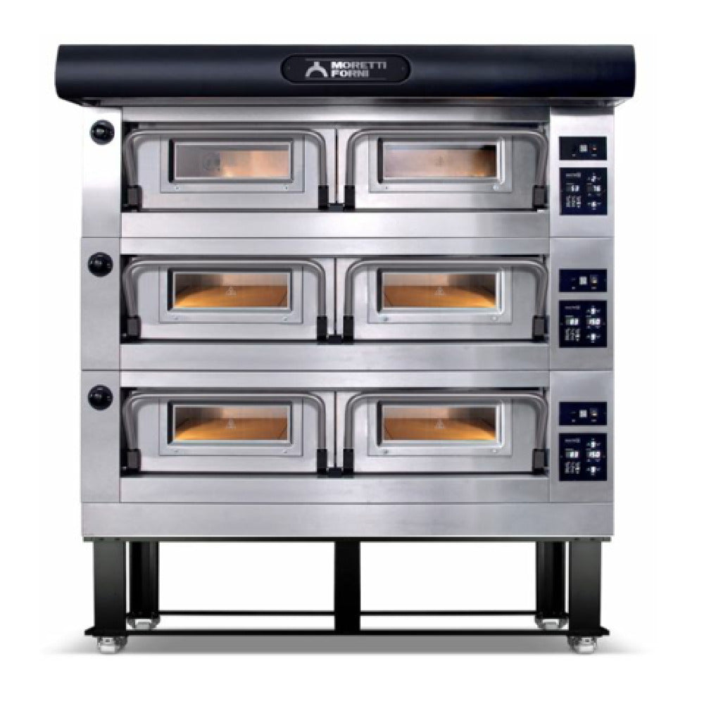 AMPTO P120E A3X Moretti Forni Pizza Oven Electric Deck-type