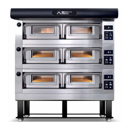 AMPTO P120E B3X Moretti Forni Pizza Oven Electric Deck-type