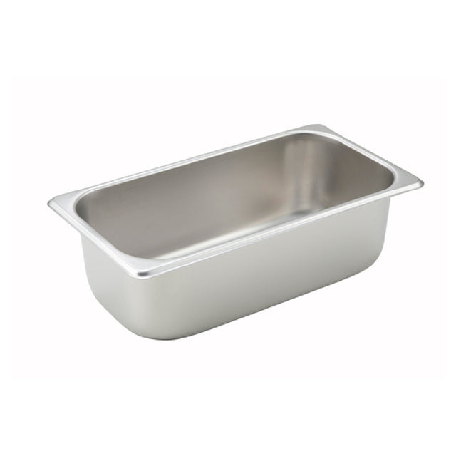 Winco SPT4 Steam Table Pan 1/3 Size 6-7/8" X 12-3/4" X 4" Deep