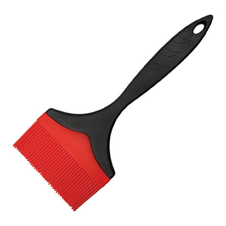 Winco SB-04P Silicone Brush 4" Wide Red