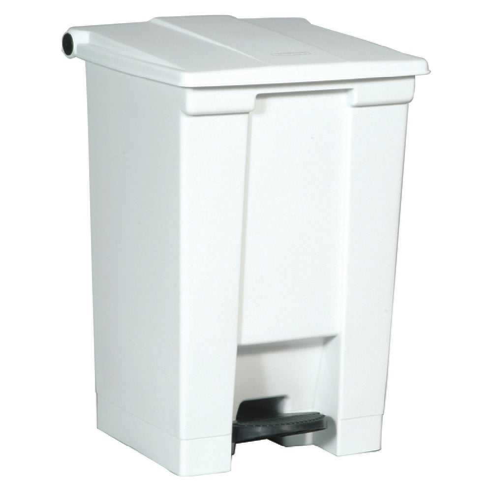 Rubbermaid FG614400WHT - Step-On Container, 12 Gallon, 16-1/4" X 15-3/4"W X 23-5/8"H