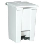 Rubbermaid FG614400WHT - Step-On Container, 12 Gallon, 16-1/4" X 15-3/4"W X 23-5/8"H