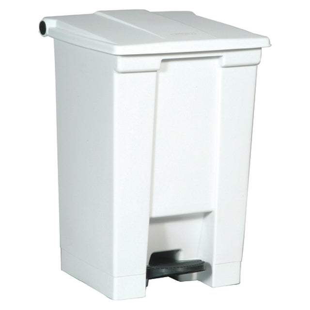 Rubbermaid FG614400WHT - Step-On Container, 12 Gallon, 16-1/4" X 15-3/4"W X 23-5/8"H