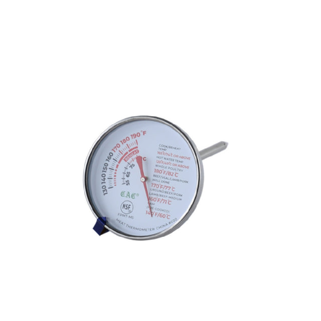 CAC China FPMT-M5 Equil Thermo® Meat Thermometer 3" Dial 5" Probe Length