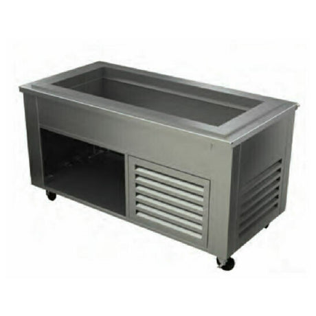 Alluserv ACF9C6 Evolution Series Recessed Cold Food Counter Mobile 94"W X 32-1/2"D X 36"H