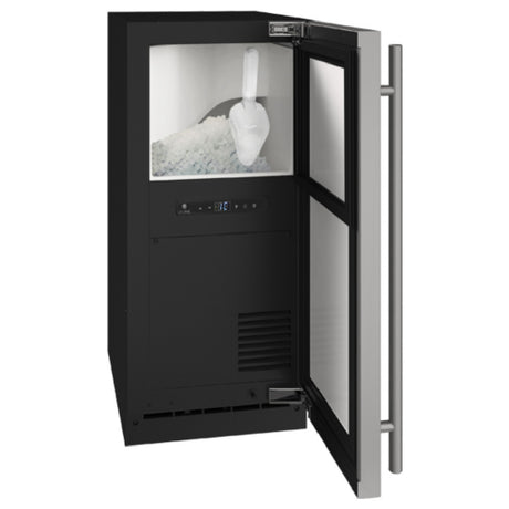 U-Line Corporation UHNP115-SS01B 3 Class Nugget Ice Maker With Bin Built-in Or Freestanding