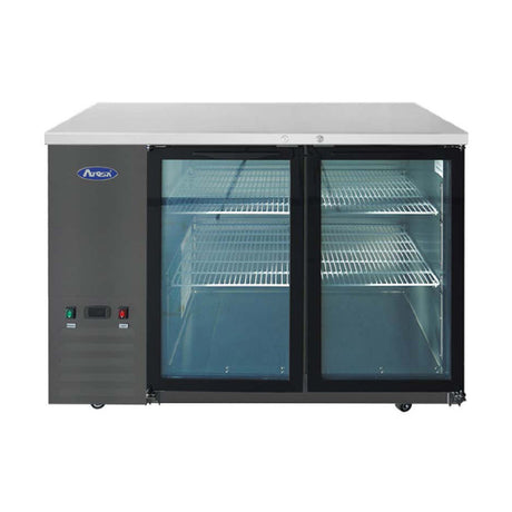 Atosa SBB48GGRAUS2 Atosa Back Bar Cooler Shallow Depth Two-section