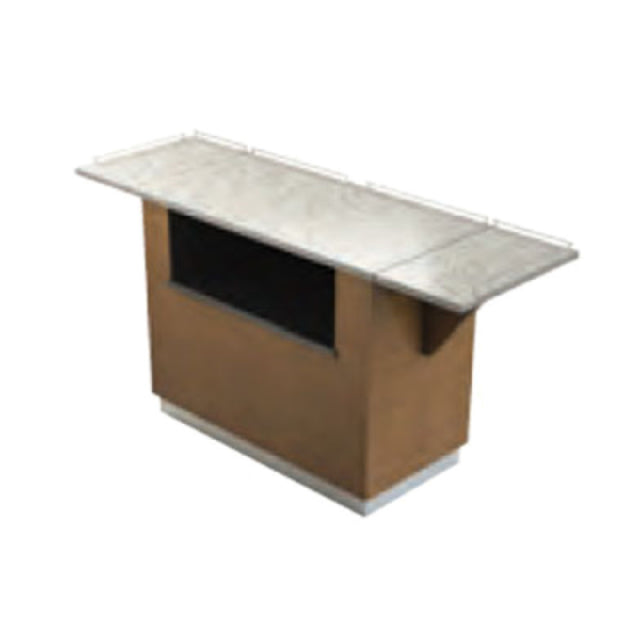 Geneva 79868 Dining Cart Portable 87-1/4"W X 32-1/2"D X 38"H