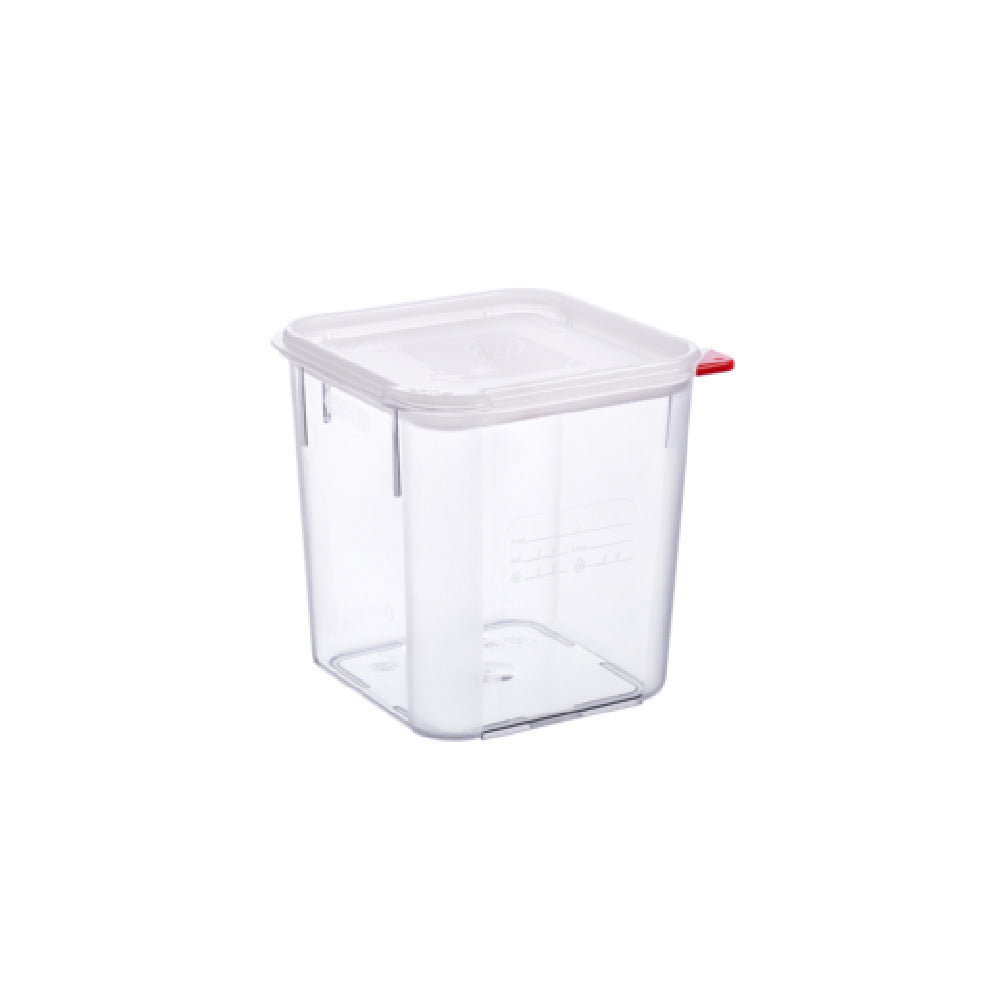 Carlisle 31852 Araven Food Storage Container 4.2 Qt. 7-1/8"W X 7-1/8"D X 7-1/2"H