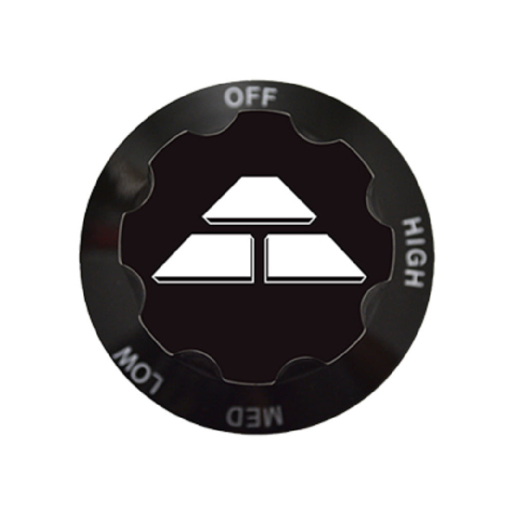 Advance Tabco SU-P-202 Replacement Gas Knob Black (formerly 02-1476)