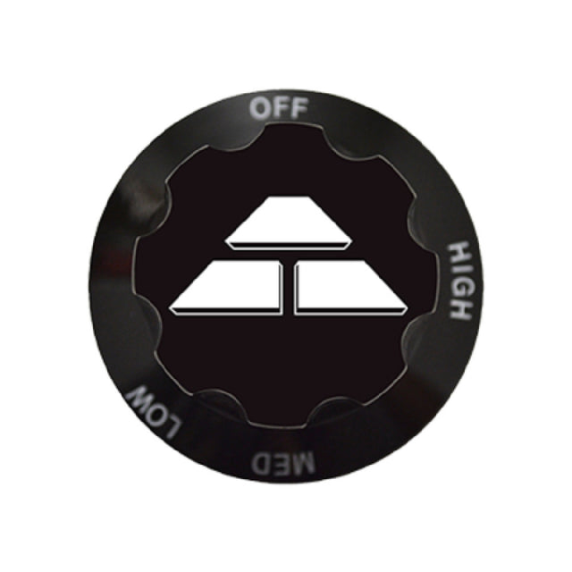 Advance Tabco SU-P-202 Replacement Gas Knob Black (formerly 02-1476)