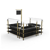 Steelite MGCMLB03MBXF Mogogo Buffet Solutions Modular Chilled Salad Station 3-tier