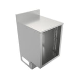 BK Resources UBC-B-21-F18 Call Series Underbar Cabinet Flat Top Pedestal Base