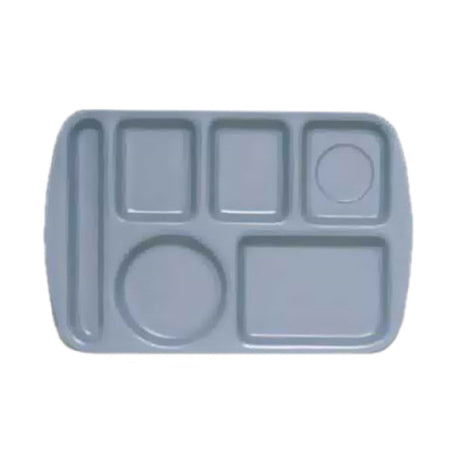 GET Enterprises TL-151-FB School & Cafeteria Tray 14-5/8" X 9-3/4" 6 Compartments