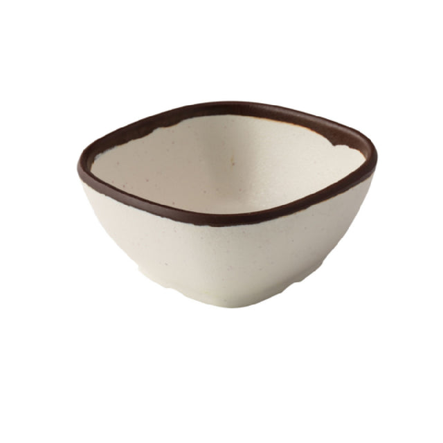 Yanco NA-505 Nature Art Miso Soup Bowl 4-1/2"W X 4-1/2"D X 2"H 10 Oz