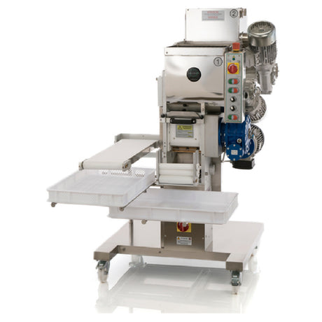 An Emiliomiti Company LM24048 (P2 DV) La Monferrina P2 DV Pasta Machine Dual Mixing Hoppers For Continuous Production