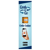 Hubert 16691 - Panel, "Grab And Go Order Online", 59-1/2" X 1/8" X 16"