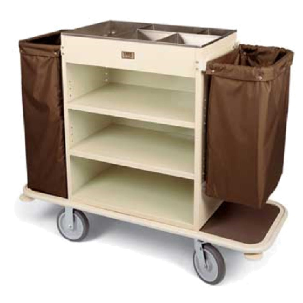 Forbes Industries 2150 Guest Room Attendant Cart 30"W X 19"D X 36"H Cabinet (3) Shelves (2 Adjustable)