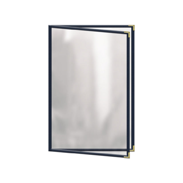 Risch TED 11X17 Deluxe Clear Sewn Menu Cover 11" X 17" Double