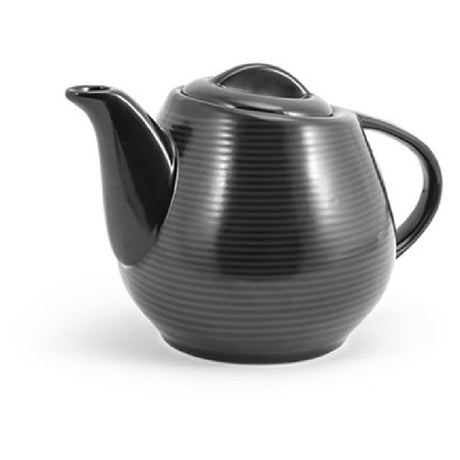 FOH BTP002BKP12 Spiral® Teapot 15 Oz. 4" Dia. X 4"