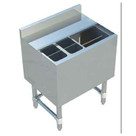 Sapphire Manufacturing SMIB-1824CP7 Underbar Ice Bin 12" D Insulated Cabin 24"L X 18-1/2"D X 33”H