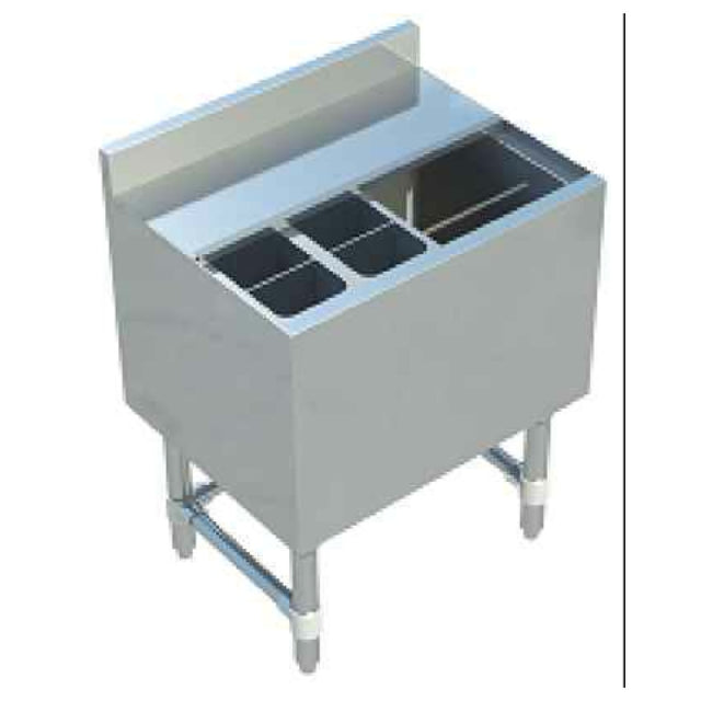 Sapphire Manufacturing SMIB-1824CP7 Underbar Ice Bin 12" D Insulated Cabin 24"L X 18-1/2"D X 33”H