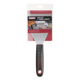 Chef Master 90261 Griddle Scraper High Heat Handle 4"