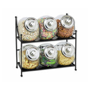 Hubert 54018 - Jar Display, 2-tier, 16-3/4" X 7" X 15"H