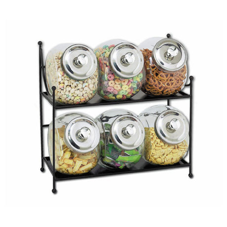 Hubert 54018 - Jar Display, 2-tier, 16-3/4" X 7" X 15"H