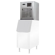 Serv-Ware SWM22-550CN - Serv-Ware - Ice Machines - 22" Modular - Chewy / Nugget Ice - Produces Up To 550 Lb Of Cube Ice Per 24 Hours - Air-cooled Refrigeration System - Uses R290 Eco-friendly Refrigerant - Stainless Steel Exterior Cabinet - Integrated Electronic Controls With Status Indicators - Automatic Ice-making Cycle With Bin-full Shutoff - Service-friendly Layout - 1/4 HP - 110v/60/1-ph