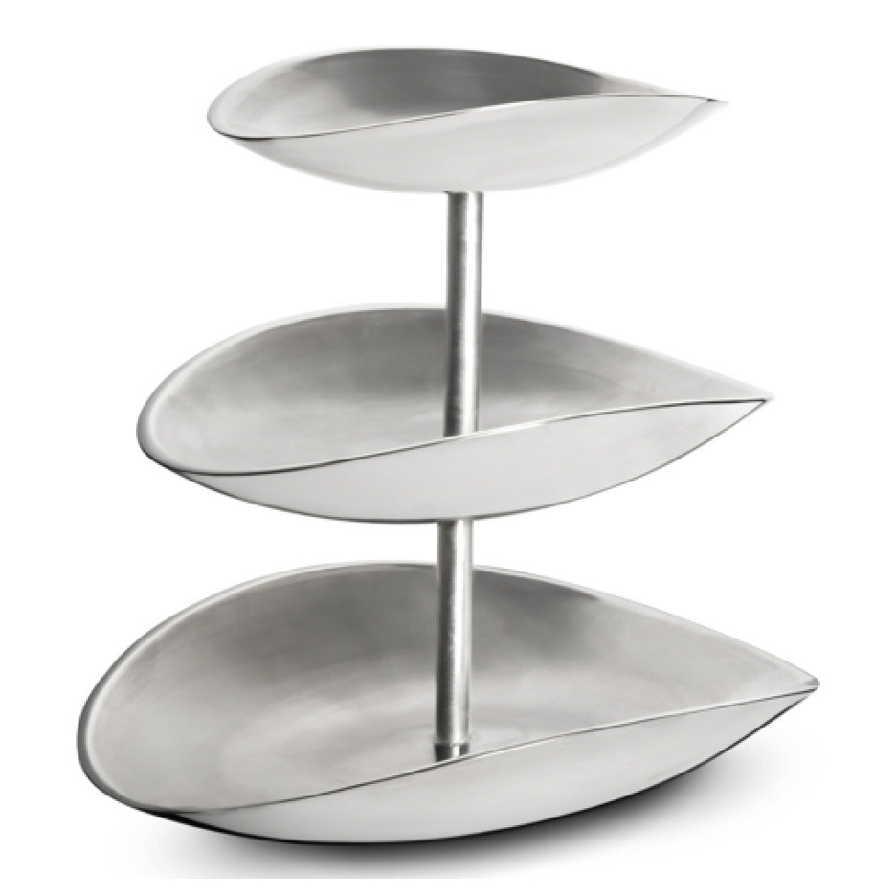Bon Chef 61370-69-68 Petalo Seafood Tower 3-tier Double Wall