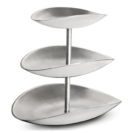 Bon Chef 61370-69-68 Petalo Seafood Tower 3-tier Double Wall