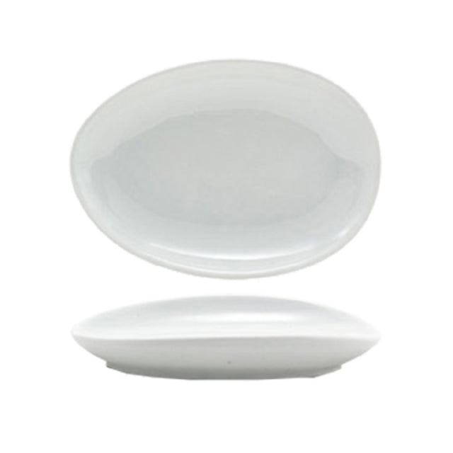 FOH DAP077WHP23 Tides™ Plate 5-1/2" X 4" Oval
