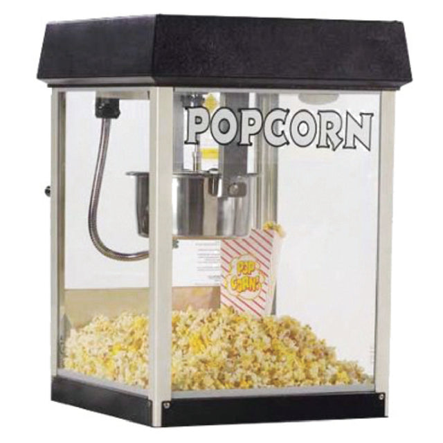 Global Solutions By Nemco GS1504 Popcorn Popper 4 Oz. (80) 1 Oz. Servings Per Hour