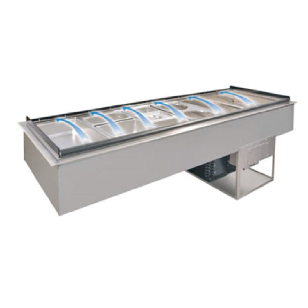 Piper Products 4-CBDI - Drop-In Cool Breeze Unit, Refrigerated Cold Pan, (4) Pan Size